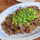 砂肝のガリペパポン酢