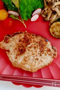 仕込み5分でやわらか♡豚ロースの七味みそ焼き【作りおきにも】