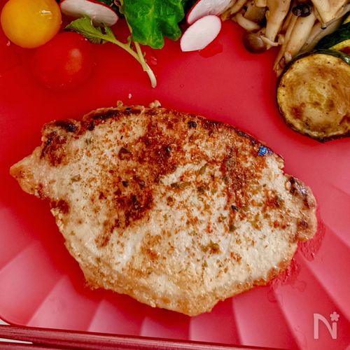 仕込み5分でやわらか♡豚ロースの七味みそ焼き【作りおきにも】