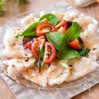 【鶏むね肉のカルパッチョ風】ぷるぷる♪感動の柔らかさ！