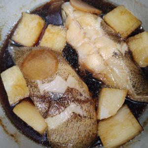 rantomoの作ってみた!投稿(冷凍カラスカレイの簡単煮付けレシピ)