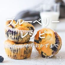 「ブルーベリー」レシピ30選｜スイーツからおかずまで