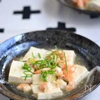 豆腐と海老の鶏だしとろみ煮込み