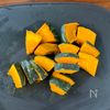 【かぼちゃの唐揚げ】甘み引き立つ!カリッとほくほく♡の工程1