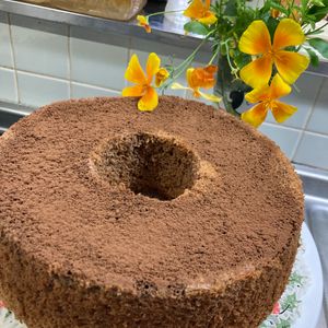 そら・ゆずの作ってみた!投稿(【チョコレートシフォンケーキ】ふわふわ！おもてなしにも♡)