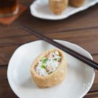 お弁当に！豆苗とツナのお稲荷さん