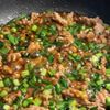 【フライパン1つ】やみつきニラそぼろうどんの工程2