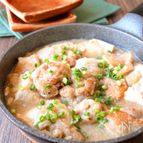 ワンパン15分！鶏肉と豆腐のみぞれ煮