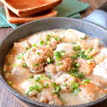 ワンパン15分！鶏肉と豆腐のみぞれ煮