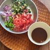 大人に嬉しい!野菜たっぷり ピリ辛サルサ冷やしうどんの工程1