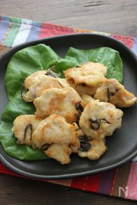 フライパンで簡単揚げ焼きに♪柔らか美味しい塩こんぶ鶏天ぷら