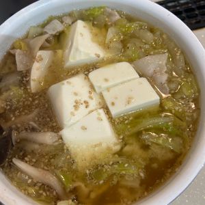 ぺんぎん？の作ってみた!投稿(『白菜と豆腐のピリ辛ごま味噌スープ』煮るだけ10分☆)
