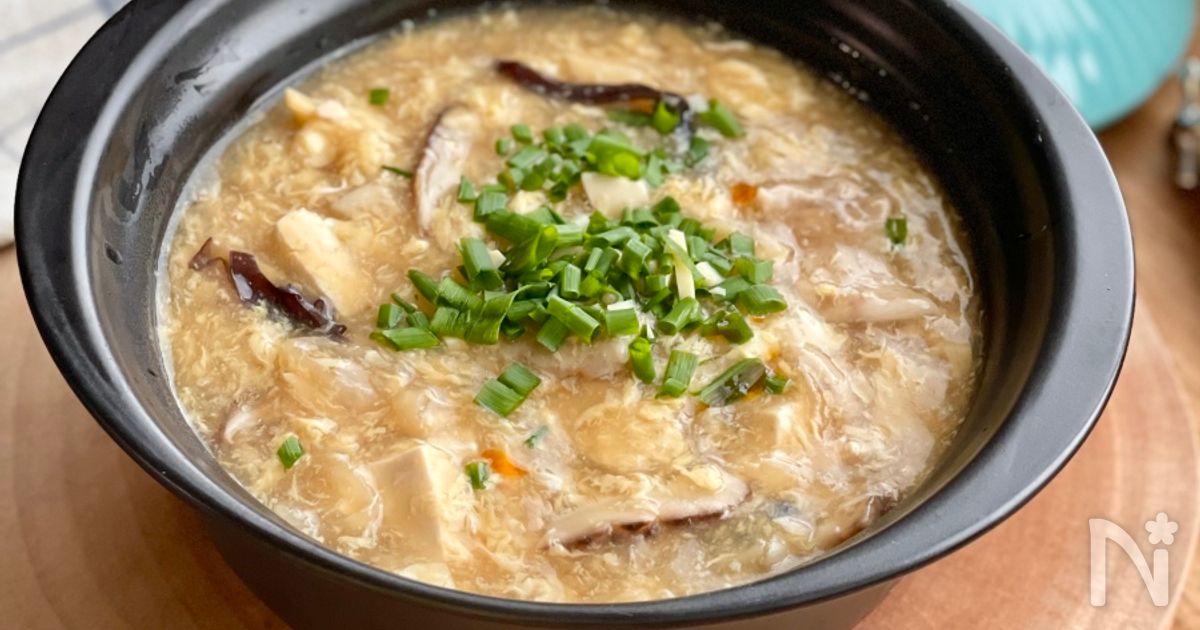 乾物で⭐︎とろ〜りやみつき酸辣湯麺（サンラータンメン）