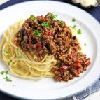 ソースのみで味きまる！簡単時短ミートソース