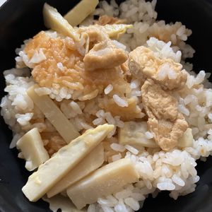 キキとララの作ってみた!投稿(具にも味がしっかりだから美味しい♡我が家の白だしで作る筍ご飯)