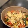 10分で完成！【夏野菜カレーチーズ丼】の工程4