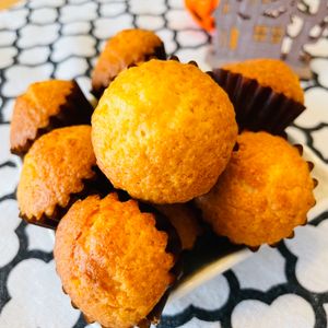 ちひろの作ってみた!投稿(《バター不使用》ほんのりバニラ香るしっとりマフィン♫)