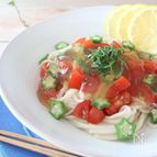レモンだしジュレでさっぱり♪トマトうどん