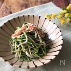 『5分で出来る』豆苗とかにかまのマヨ和え