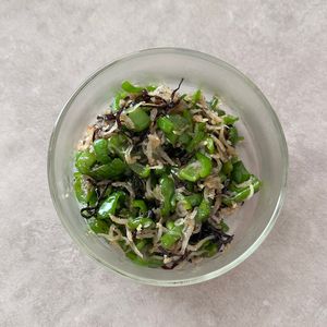 こんこんの作ってみた!投稿(【ピーマン大嫌いな人もOK】カリカリじゃこ入り無限ピーマン)