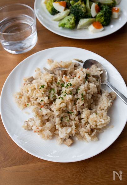 『鶏ごぼうピラフ』＃炊飯器＃お弁当＃子供