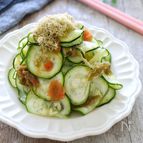［ズッキーニの梅肉とろろ昆布和え］あっさりうま♡バランス副菜