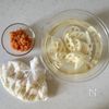れんこんと長芋のモチッと明太クリームグラタンの工程1