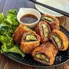 茄子と大葉の《サクサク♡肉巻きフライ》の工程5