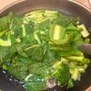 緑黄色野菜の辛子ごまポン酢和えの工程3