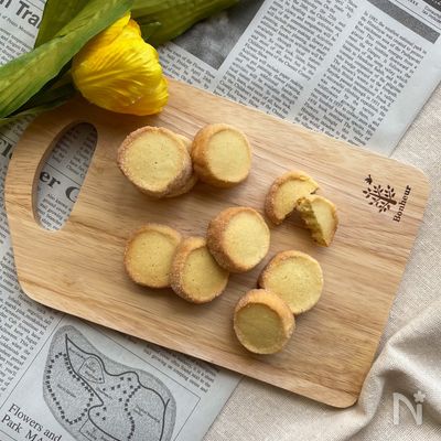 有塩バターでつくる！さくほろ塩レモンクッキー＊