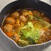 【旨辛肉団子キャベツ】放置でコクうまガッツリスープの工程2