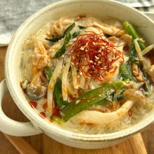 すりごまで濃厚！担々風ごま味噌春雨スープ【包丁いらず♪】