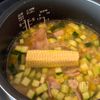 ズッキーニと生とうもろこしの洋風ピラフ【炊飯器で♪】の工程4