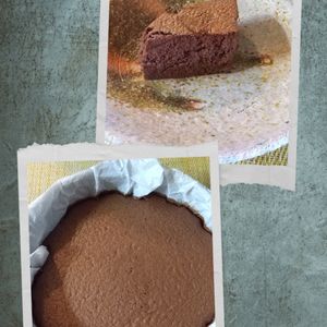 チョロリスの作ってみた!投稿(【ガトーマジックショコラ】生地ひとつで魔法の3層)