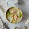 ホクホク長芋の参鶏湯風スープ
