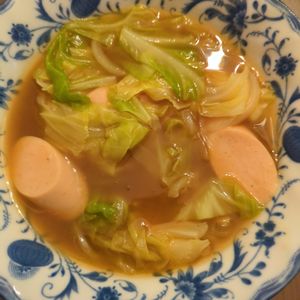 たりおの作ってみた!投稿(レンジで5分！和風カレースープ)