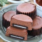 濃厚とろ〜り♡【チョコオレオチーズケーキ】