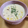 ナムディの作ってみた!投稿(お手軽・簡単、豆乳コーンクリームスープ)