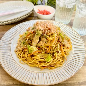 のりのり🐾🎀🤍の作ってみた!投稿(ガッツリ男子に捧ぐ！『屋台風ソース焼きそば』)