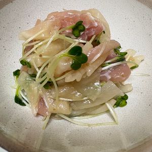 るみなの作ってみた!投稿(大根と生ハム《デリ風♡旨ぽんサラダ》)