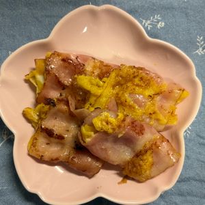 チョビの助の作ってみた!投稿(【弁当おかず】脱マンネリ！ベーコンたまご焼き)