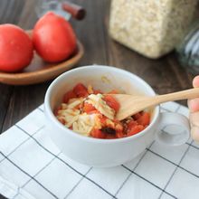 【レンチン】オートミールのトマトカレードリア