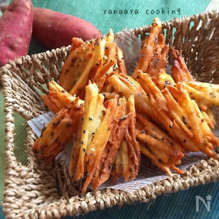 ザクザク フライパンで簡単 子どもも大好き芋天 By Aya レシピサイト Nadia ナディア プロの料理家のおいしいレシピ