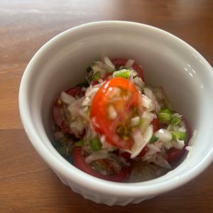 こむぎの作ってみた!投稿(トマトが絶品《サルサ風♡サラダ》)