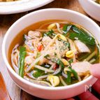 【豆もやしの肉ニラスープ】あっという間に無くなる絶品スープ♡