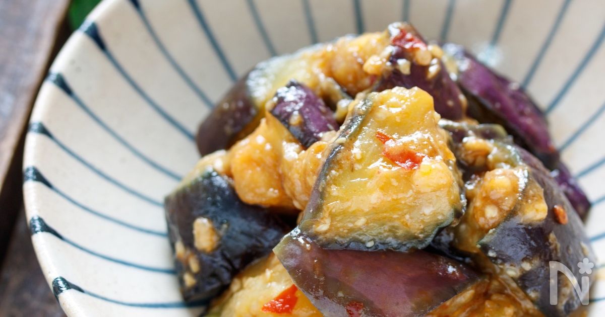 スタミナ なすの味噌煮 作り置き レンジ 大量消費 By ｙｕｕ レシピサイト Nadia ナディア プロの料理家のおいしいレシピ