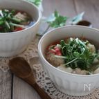 水菜と鶏団子のスープ