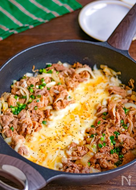 チーズテジプルコギ(豚プルコギ)・豚こまでお手軽♪
