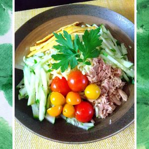 チョロリスの作ってみた!投稿(『サラダチキンとツナの冷やし中華』簡単冷やし中華のたれ☆)