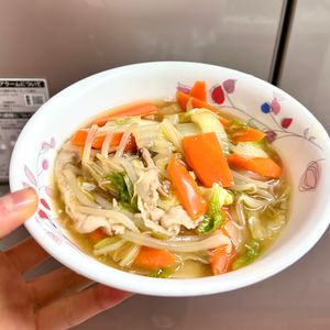 ケの作ってみた!投稿(豚バラ白菜のあんかけ中華丼)